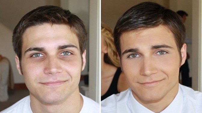 Why don't men wear make up anymore?