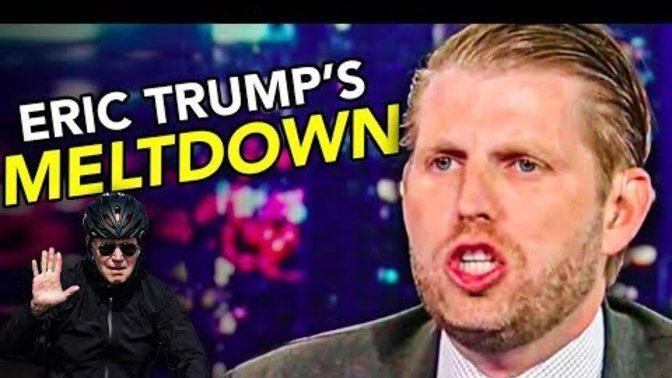 Did you know that Eric Trump is triggered by people riding bikes?