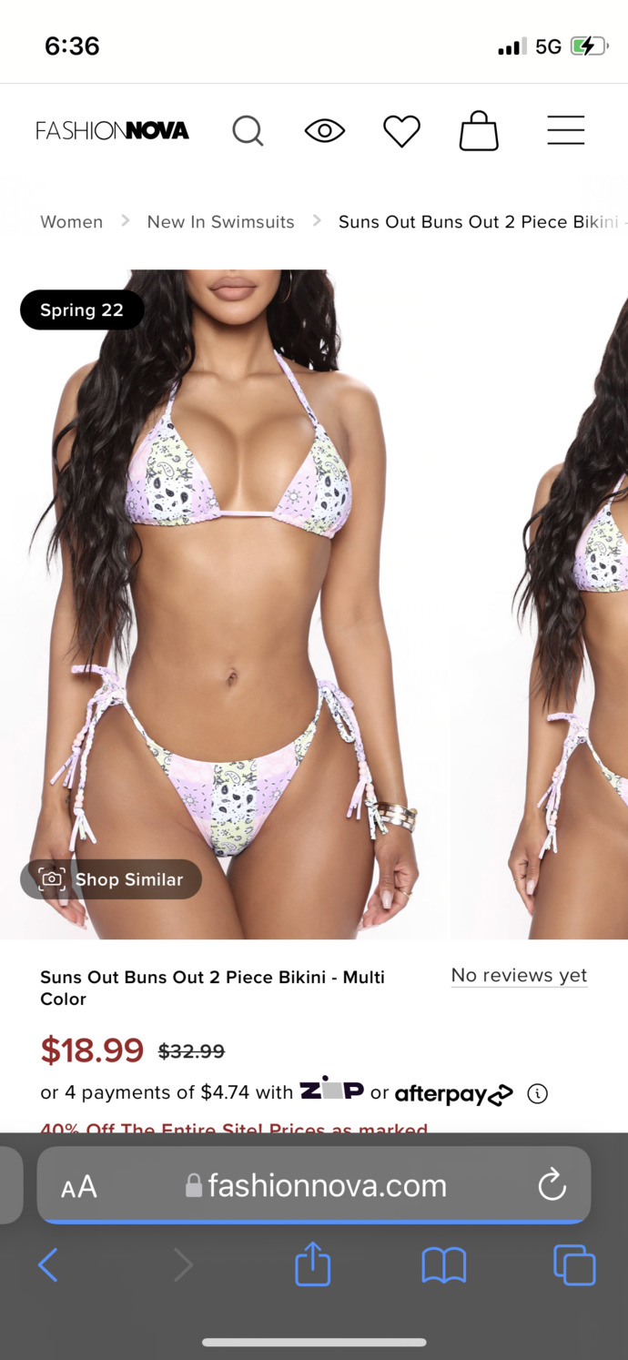 Bikini one or two?
