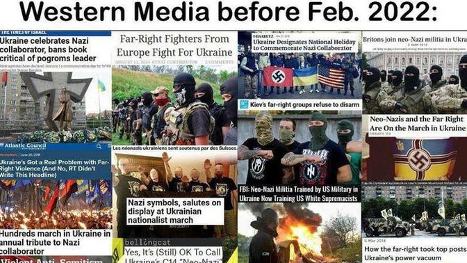 Why is it that up until 2022 almost every news article that was published was about Ukraine had something to do with Neo-Nazi violence?