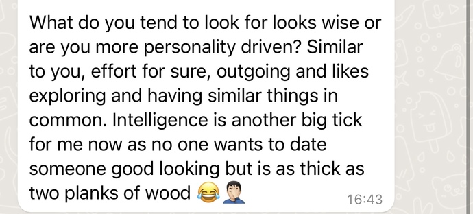 What do you think of someone who says this before you have even gone on a date?