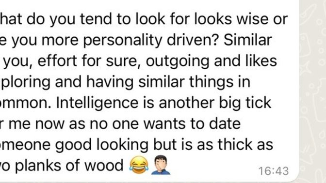 What do you think of someone who says this before you have even gone on a date?
