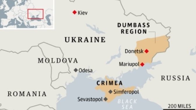 Is it just a coincidence that Putin is most interested in Ukraine's Dumbass Region?