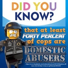 40% of cops abuse their wives and kids at home, do blue lives actually matter?