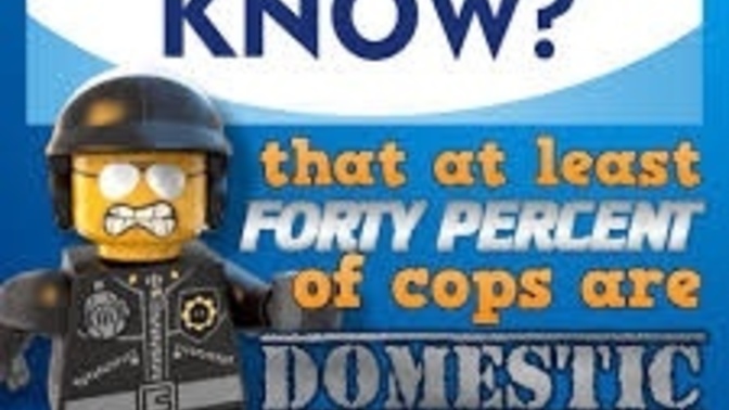 40% of cops abuse their wives and kids at home, do blue lives actually matter?
