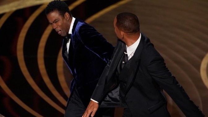 So did Will Smith really smack Chris Rock on stage at the Oscars?