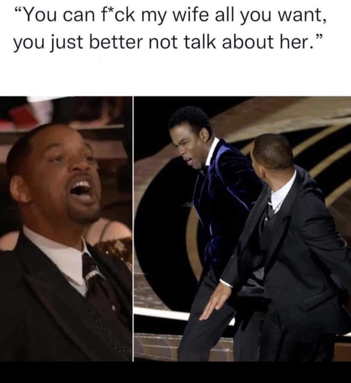 Was Will Smith slapping Chris Rock at the Oscars over a joke about his wife right or wrong?
