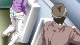 Guys, I saw 2 images on the net of guys standing at a urinal next to other guys with their pants down to their knees, is this common?