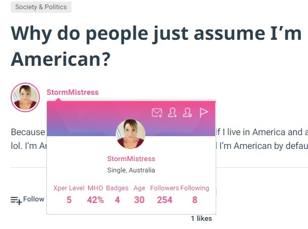 Why do people just assume I’m American?