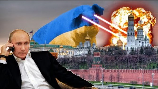 Do you think that the Russians are "fighting with one hand tied behind their back" in Ukraine?