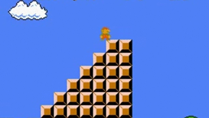 Which of these Super Mario 'goals' do you like more?