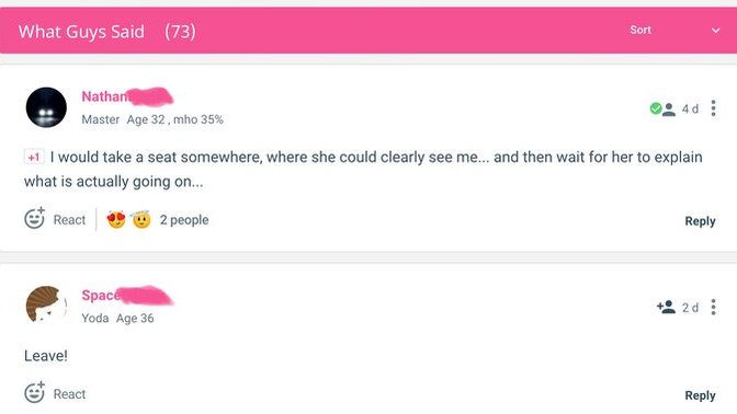 This may sound strange, but am I the only one who sees that Girls are NOW blue, and Guys are pink ATM?
