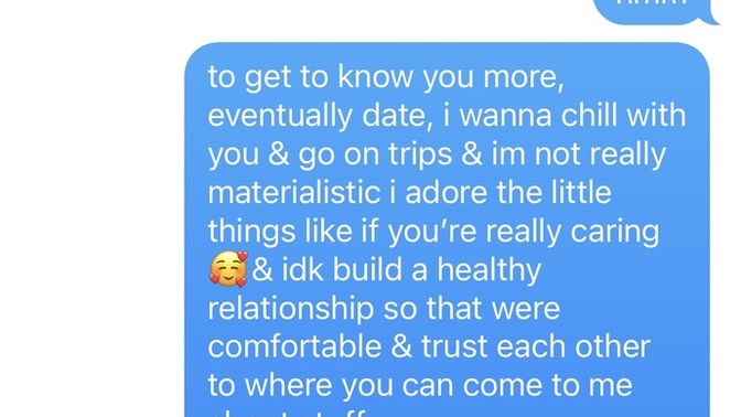 Why did he ask that then say this?