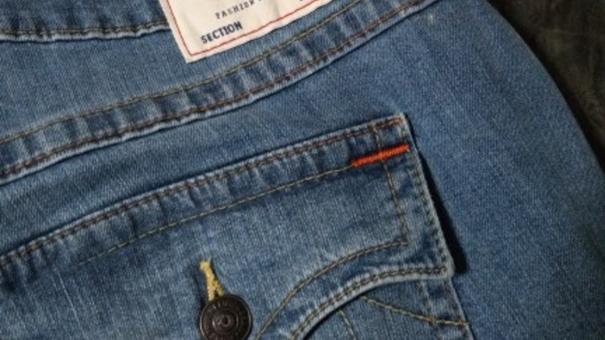How common is a size 40 for jeans for men?