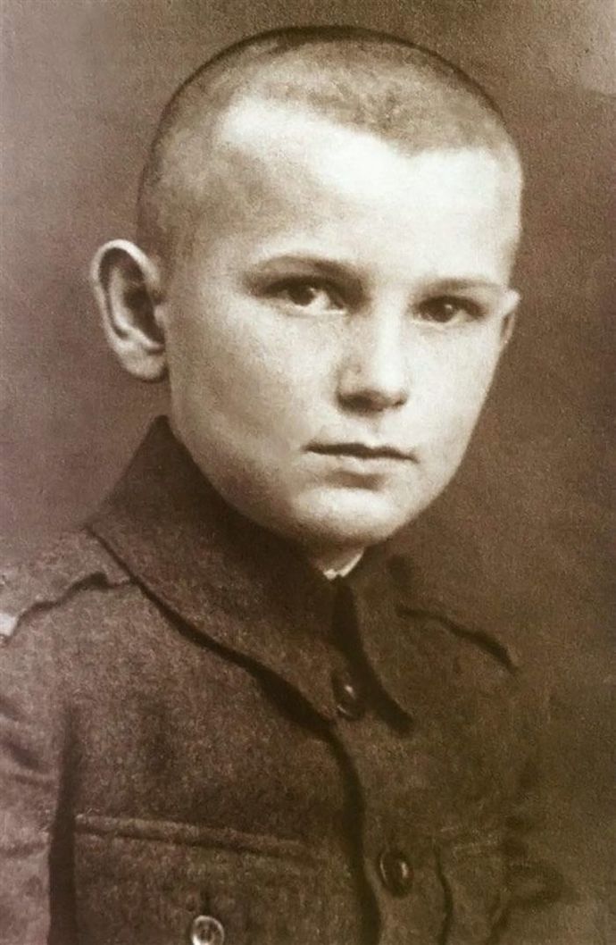Karol Wojtyla as a boy