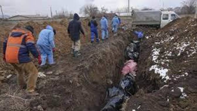 Genocide in Ukraine , with mass graves found with 1,000's of dead people that were executed by Russia, now what?