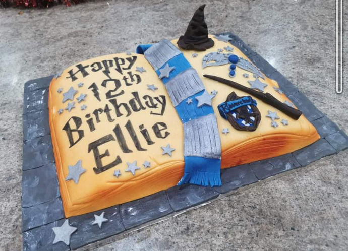 What do you think of the cake I made for my sisters kid?