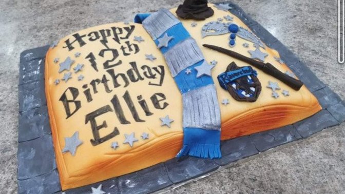 What do you think of the cake I made for my sisters kid?