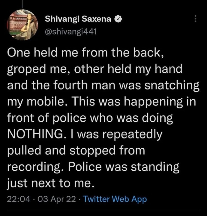 Journalists attacked and groped while covering event where Hindu extremists called for taking arms. Thoughts?
