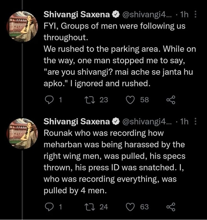Journalists attacked and groped while covering event where Hindu extremists called for taking arms. Thoughts?