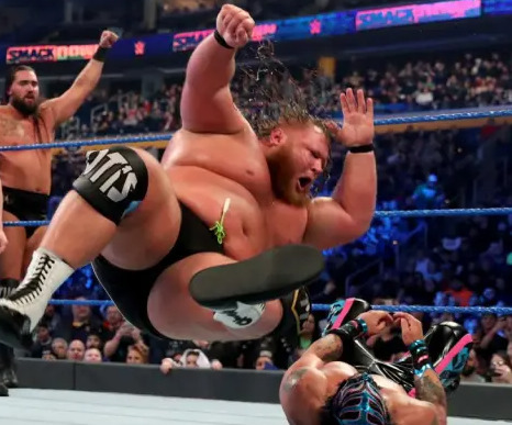 What is on this guys stomach?