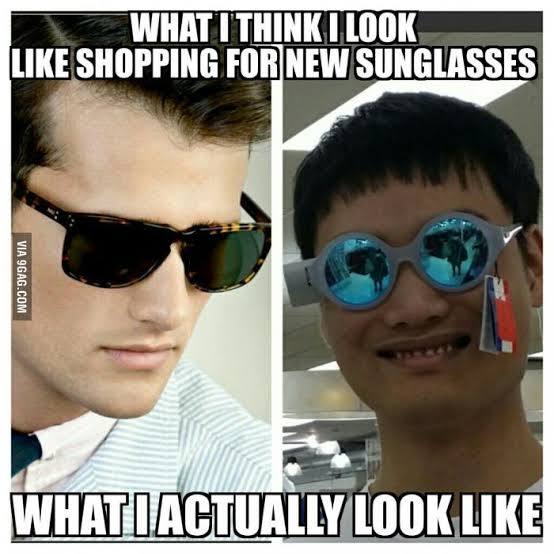Do sunglasses make everyone cooler?