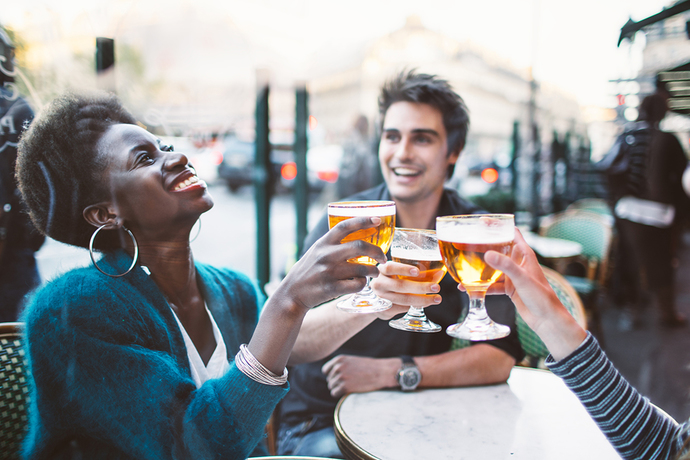 What alcoholic beverage gives you extroverted superpowers?