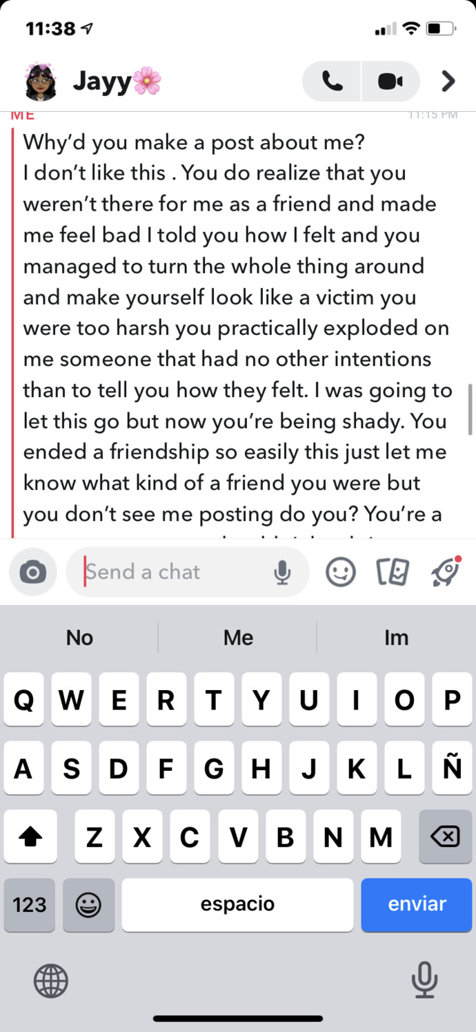 Would you give her your number and unblock her?