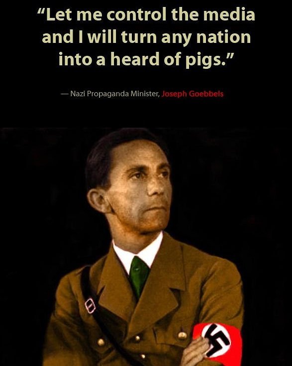 Tell the truth, does propaganda though probably unnoticed works on or even slightly influences you wheather TV shows, music, news, magazines etc?
