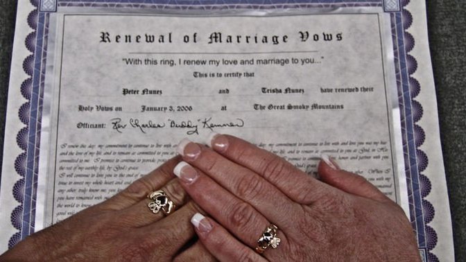 Would you renew your wedding vows?