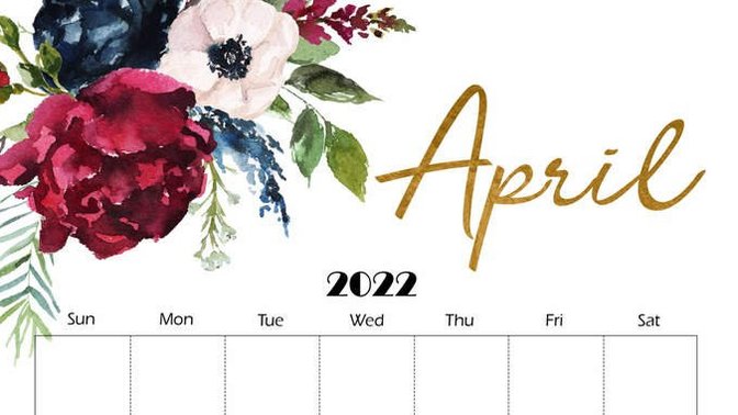 What is your favorite thing about the month of April?