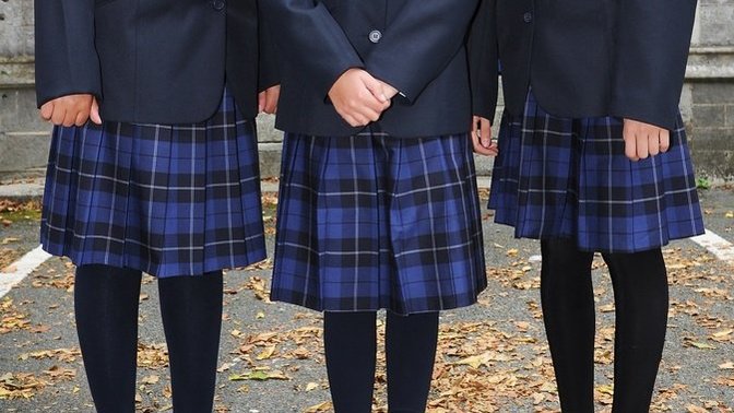 Why do schoolgirls have to wear skirts in winter?