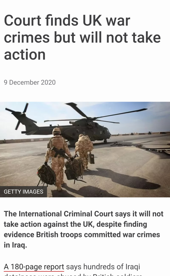 Should George W. Bush and Tony Blair be tried for the US and UK war crimes in Iraq?
