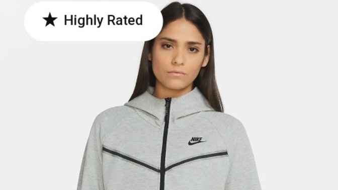 Guys, do you think that Nike tech fleece hoodie looks attractive on a girl?