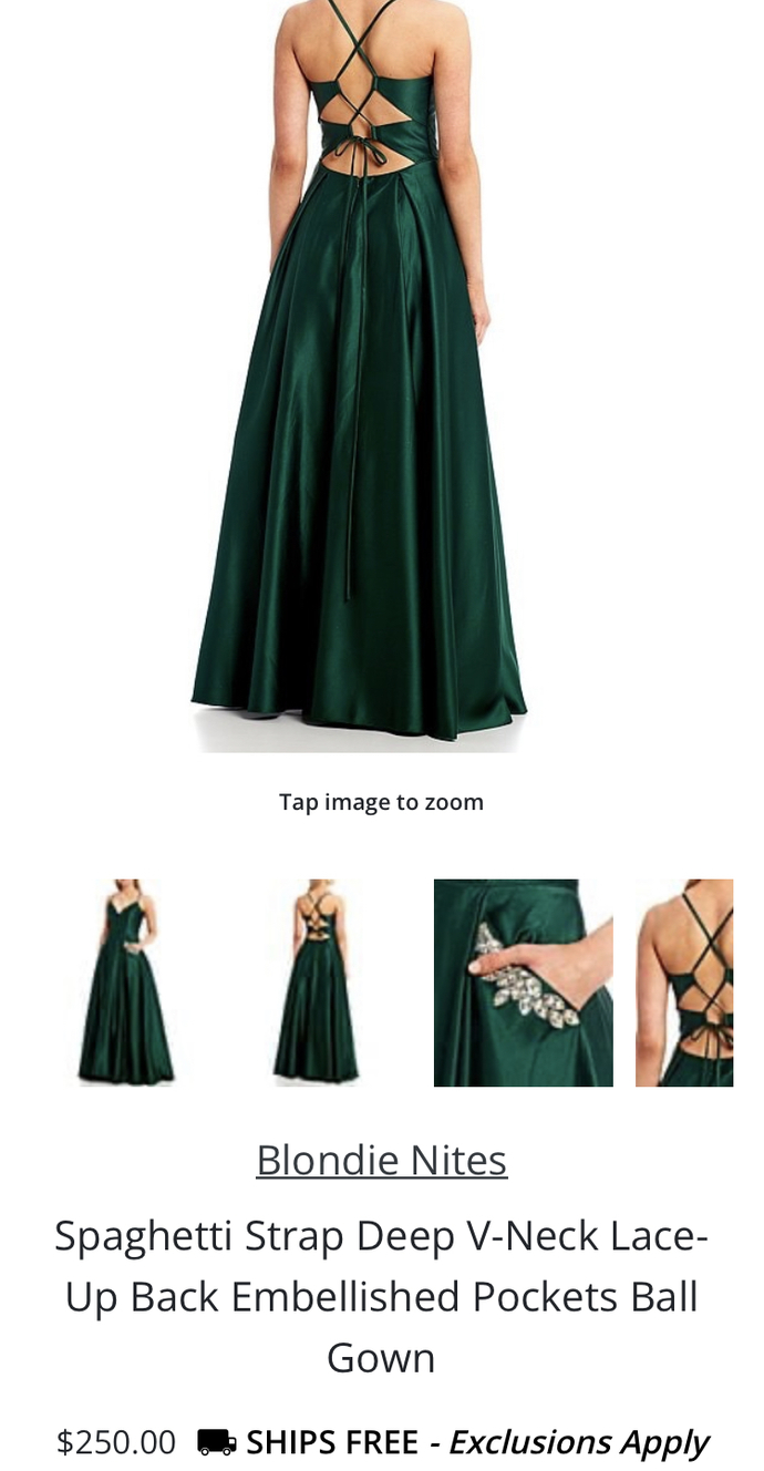 Do you like my prom dress?
