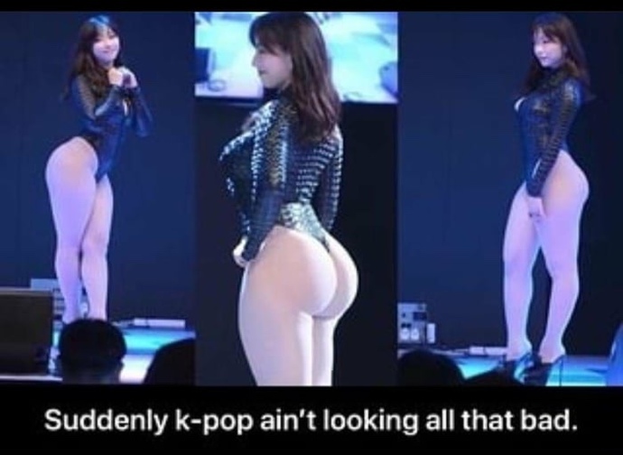 Does anybody Like Kpop? is K pop Korean pop? and does anybody know who the k-pop girl is in the meme? are East Asian girls in?