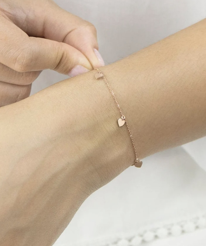 Which heart bracelet looks best for daily wear?