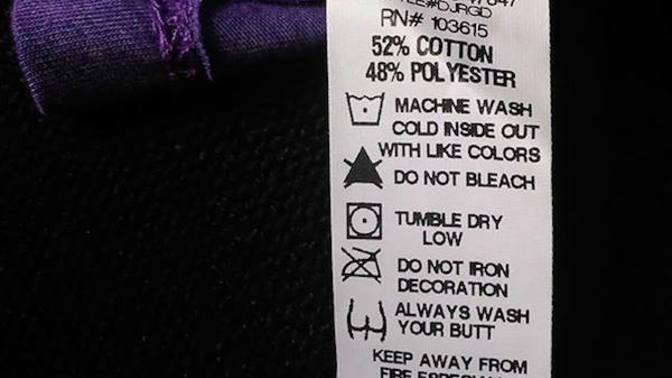Do you read clothing labels?