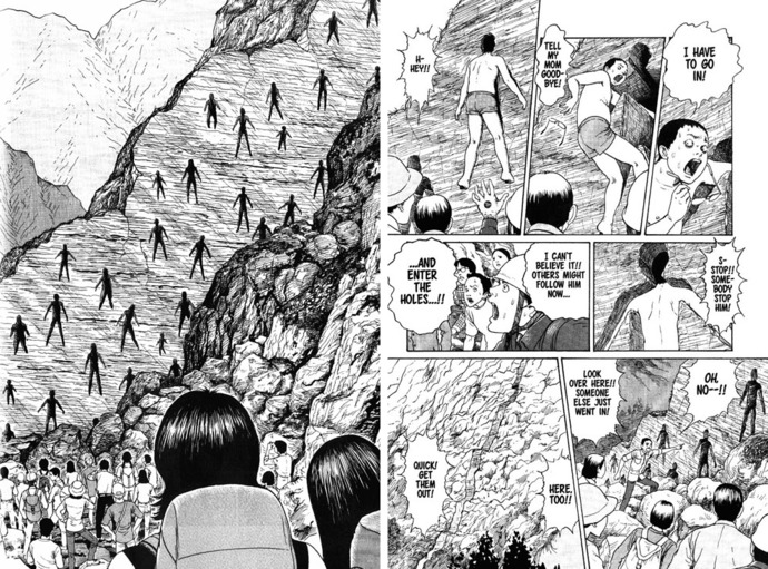 You are hiking in a place you've never been before and you come upon this, what do you do?