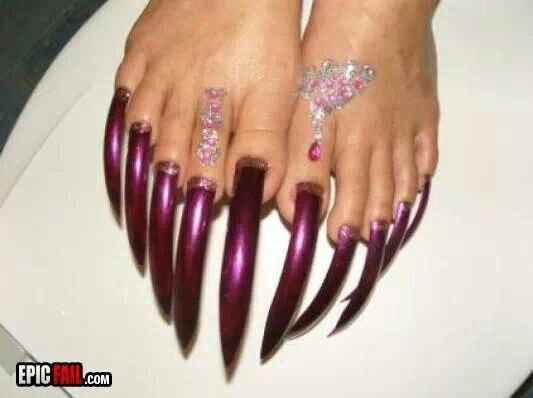 What are the disadvantages and advantages of growing long natural nails?
