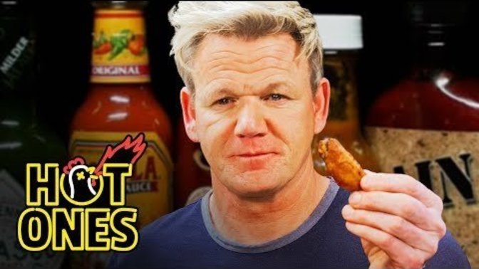 Do you ever watch the show 'Hot Ones' on YouTube?
