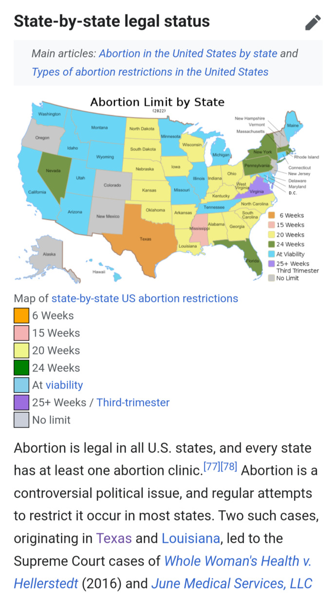 Is it true that in some states in the United States you can abort up to the ninth month?