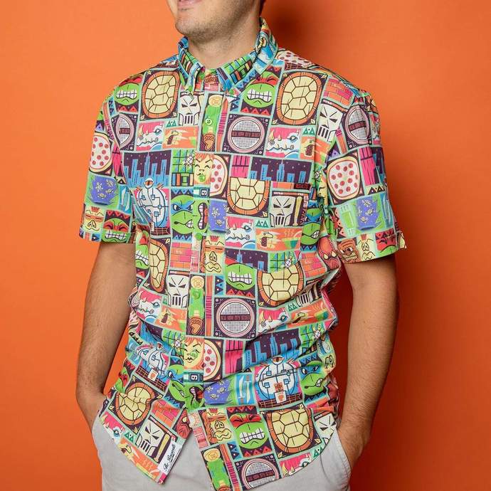 Teenage Mutant Ninja Turtles Button Up Shirt