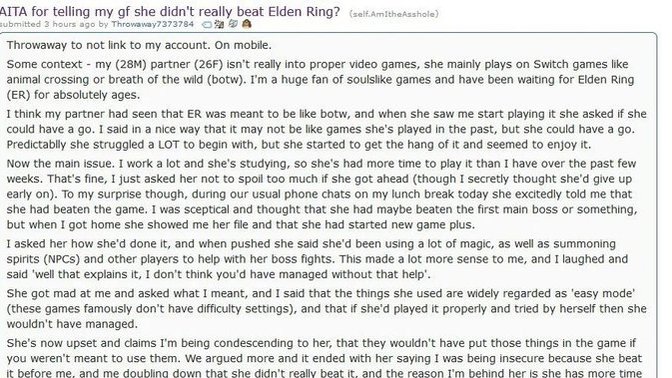 Does this guy deserve to be single?