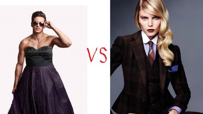 Who rocked the gender bender style better?