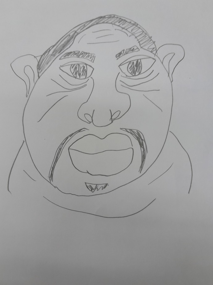 Here. I drew you a picture of myself to show you just HOW ugly I am.