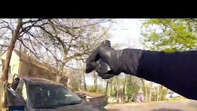 If you were police, how hard would you throw this dude down?