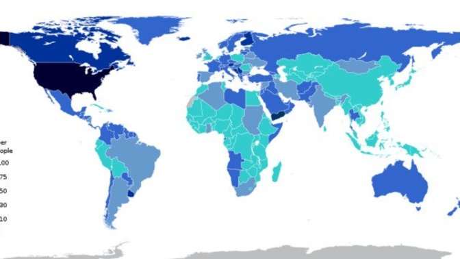 Is the USA one of the most dangerous countries in the world to visit?