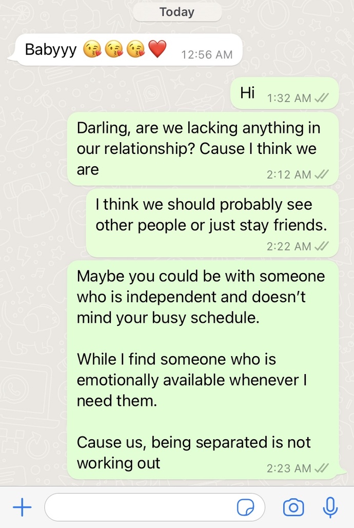 Did I make the right decision of breaking up with my long distance boyfriend, since he’s so busy with his life?