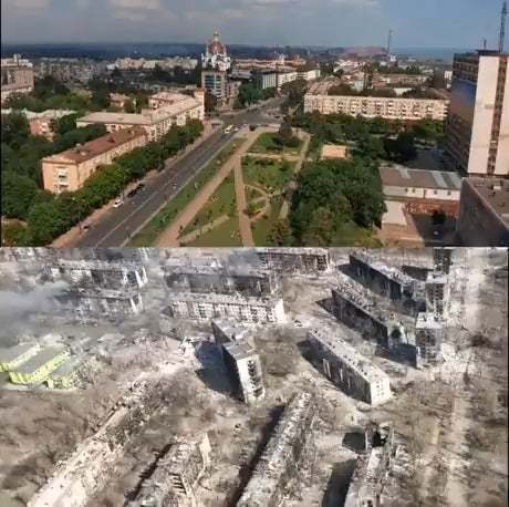 mariupol before and after